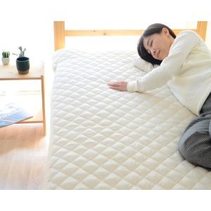 ベッドパッド 敷きパッド 抗菌防臭 洗える セ...の詳細画像4
