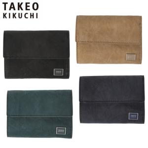 TAKEO KIKUCHI タケオキクチ タケオ キクチ タロン 三つ折り財布 カード段5 741604