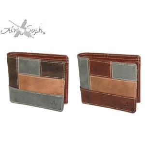 AinSoph アインソフ がまぐち 二つ折り財布 ボックスコインケース