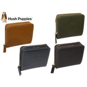 Hush Puppies ハッシュパピー ニック ラウンドファスナー二つ折り財布 HP0608 gemu56