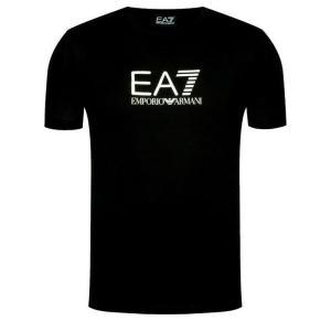 Tシャツ エンポリオアルマーニ EA7 クルーネックTシャツ 3LPT39 PJ02Z 1200 ブラック  Sサイズ/送料無料メール便　ポイント消化｜kawanetjigyoubu