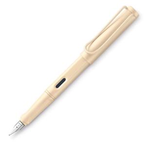 万年筆 ラミー LAMY EF 極細字 サファリ クリーム L20CR-EF 両用式 限定色 正規輸入品/6041/送料無料メール便　箱無し｜kawanetjigyoubu