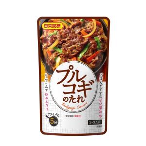 プルコギのたれ 本格韓国焼肉 甘口醤油味 日本食研 100ｇ ２〜３人前/6924ｘ１２袋セット/卸/送料無料 代金引換便不可品｜kawanetjigyoubu