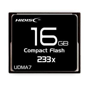 コンパクトフラッシュ CFカード 16GB MLCチップ搭載 HIDISC/HDCF16G233XJP3/0240｜kawanetjigyoubu