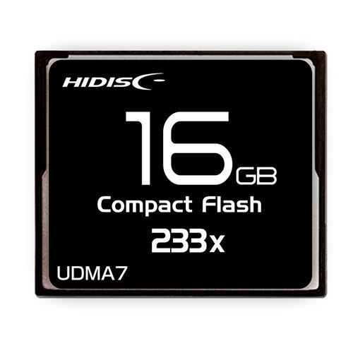 コンパクトフラッシュ CFカード 16GB MLCチップ搭載 HIDISC/HDCF16G233XJ...