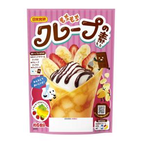 もちもちクレープの素 フライパンで簡単調理 日本食研 １袋約６個分/6048ｘ１袋/送料無料メール便　ポイント消化｜kawanetjigyoubu