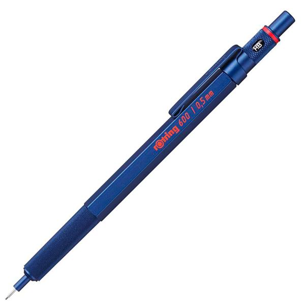 ロットリング シャーペン 0.5mm 製図用シャープペンシル メカニカルペンシル 600 アイアンブ...