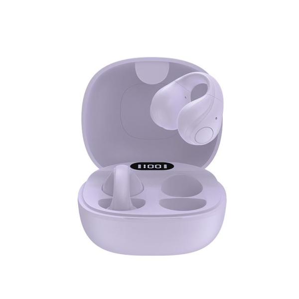 ワイヤレスイヤホン イヤーカフ型 アクセサリー ブルートゥース イヤフォン オープンイヤー グリーン...