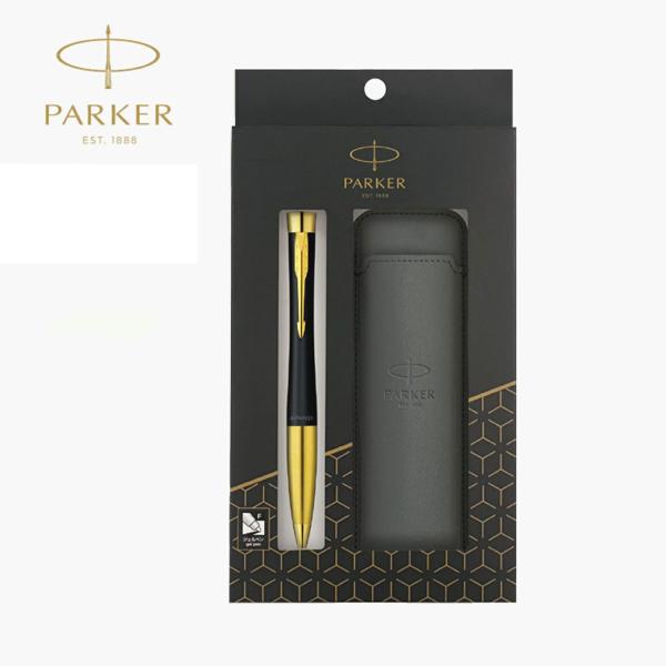 ボールペン パーカー アーバン マットブラックGT ゴールド ジェル芯 ジェルペン ペンケース ギフ...