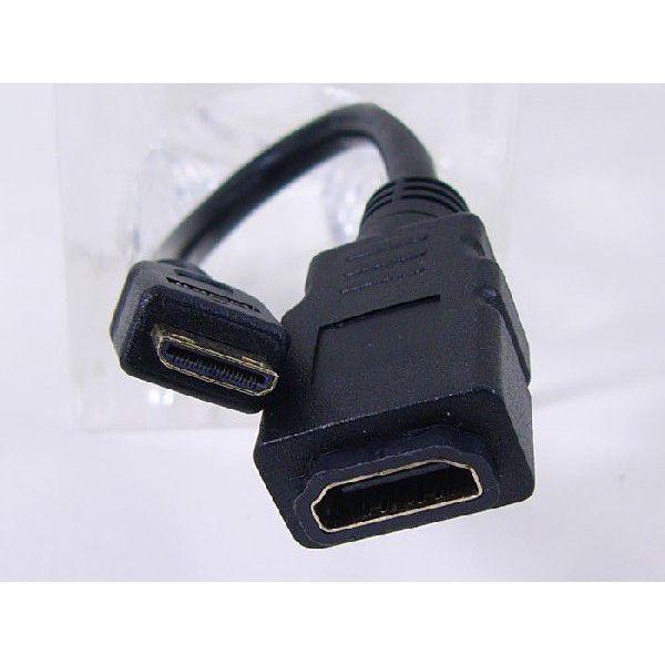 miniHDMI変換ケーブル HDMI(メス)→miniHDMI(オス) 20cm HDMIB-M2...