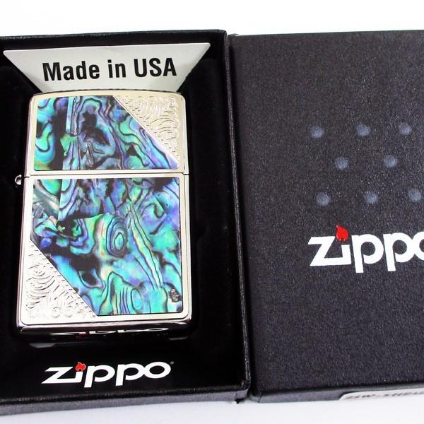 ジッポー ウエスタンシリーズ 貝貼り 2SW-SHELL #200ベース