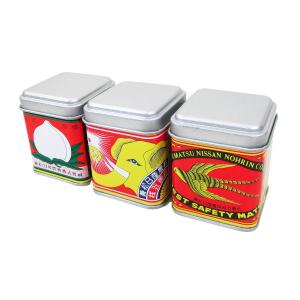マッチ 日本製 デミタス缶マッチ ノスタルジア柄（約120本入）ｘ３缶セット