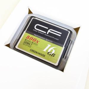 コンパクトフラッシュ CFカード 800倍速 16GB GH-CF16GZ 4K対応 UDMA7対応 グリーンハウス/6230/送料無料｜kawanetjigyoubu