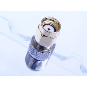 変換名人 Fアンテナ Fプラグ → RP-SMA 変換アダプタ F-RPSMAP