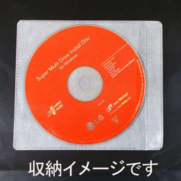 不織布ケース CD/DVD 両面収納タイプ 100枚 HD-FCD100R/0690ｘ５個＝５００枚...