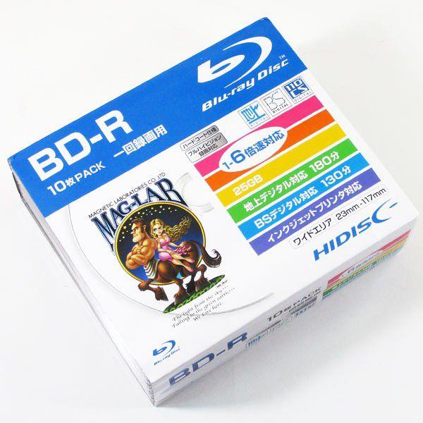 BD-R 録画用 ブルーレイ ディスク 25GB 6倍速 スリムケース入り10枚組 HIDISC H...