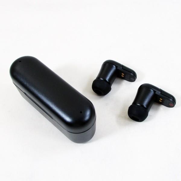 ブルートゥース イヤホン ワイヤレスイヤホン  バッテリー内蔵ケース付き HDBT34BK HIDI...