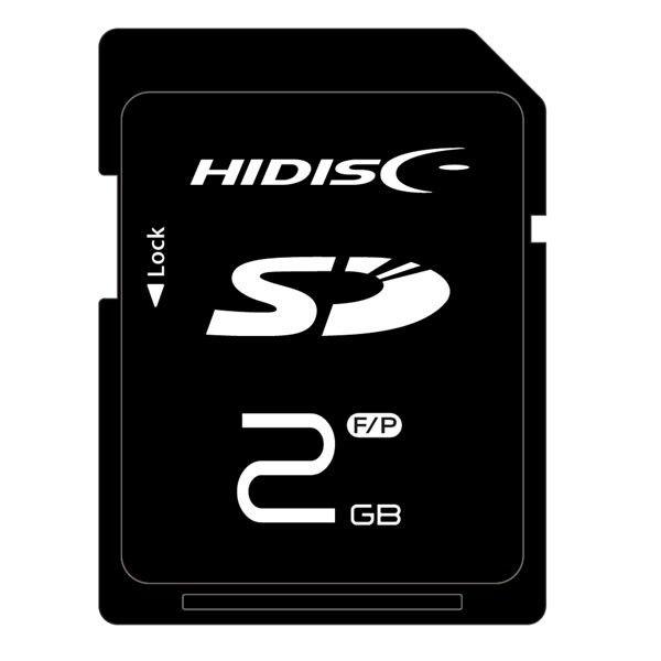 SDカード 2GB 2ギガ ハイディスク HIDISCｘ２個セット/卸/送料無料メール便 ポイント消...