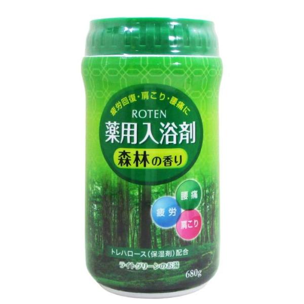 薬用入浴剤 日本製 露天/ROTEN 森林の香り 680gｘ１個