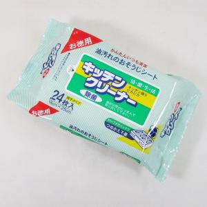日本製 除菌キッチンクリーナー厚手24枚入x1個｜kawanetjigyoubu