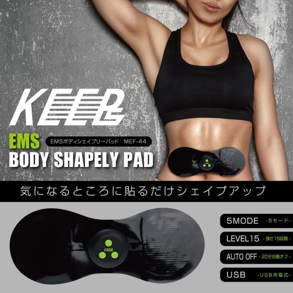 EMS運動 ボディシェイプリーパッド MEF-44 マクロス/送料無料