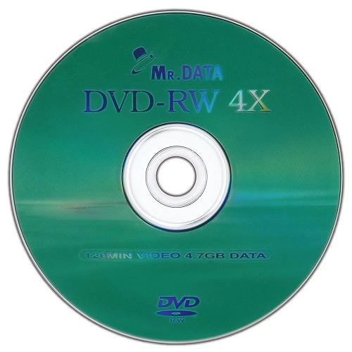DVD-RW 4倍速 データ用 繰り返し記録 4.7GB 10枚 MR DATA/DVD-RW47 ...