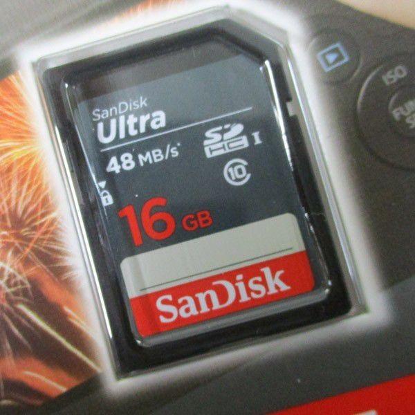 SDカード 16GB class10 サンディスク SDHCカード