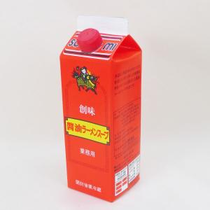 醤油ラーメンスープ 業務用 スープの素 創味 倍率１０倍 500ml 紙パックｘ１本｜kawanetjigyoubu