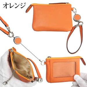 パスケース メ-ル便送料無料コインケース リー...の詳細画像4