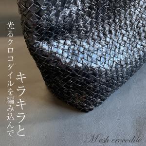 クロコダイル トートバッグ メンズ レディース...の詳細画像4