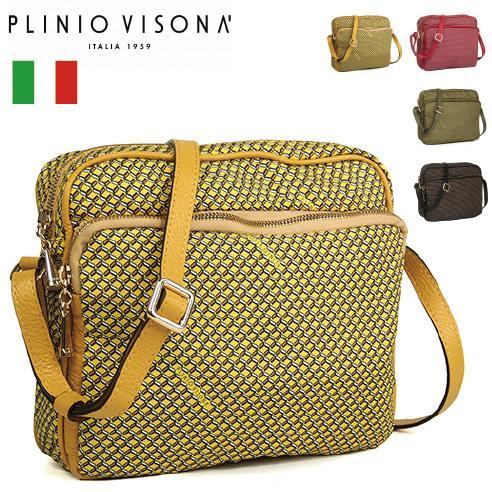 PLINIO VISONA/プリニオ ヴィソナ 19409イタリア製 ナイロン ショルダーバッグ 軽...
