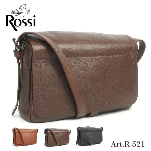 ブルーノロッシ Bruno Rossi イタリア製 本革 フラップショルダーバッグ 斜めがけ 肩掛け...