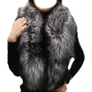 レディース 毛皮コート ファーコート シルク ウィーゼル ミンク