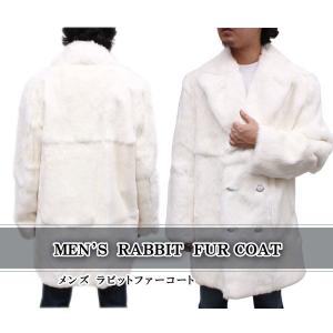 ファーコート メンズ 毛皮コート シルバーフォックス ハーフコート