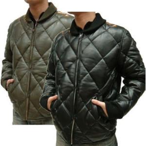 Schott N.Y.C（ショット） Schott ダウンジャケット メンズ レザー