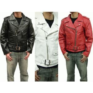 レザーライダースジャケット 革ジャン 本革 ライダースジャケット メンズ レザージャケット