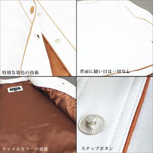 レザージャケット レディース ラム革 ショート...の詳細画像5