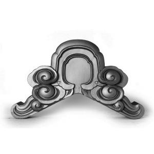 【美品】瓦　鬼瓦　口つむり　7寸 瓦 鬼瓦 口つむり 7寸 美品