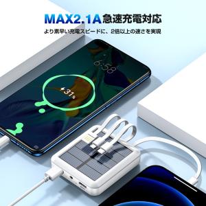 即納★新発売★モバイルバッテリー ソーラー充電...の詳細画像3
