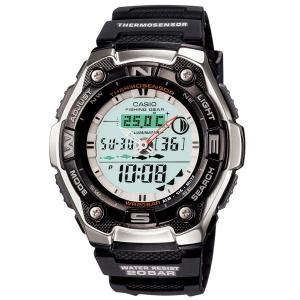 CASIO AQW-101J-1AJF SPORTS GEAR スポーツギア メンズ フィッシングウォッチ 国内正規品｜kawashima