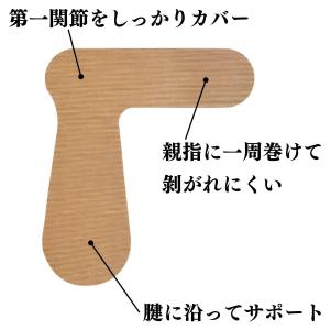 親指を支えるテープ 40枚入 指サポーター 親...の詳細画像5