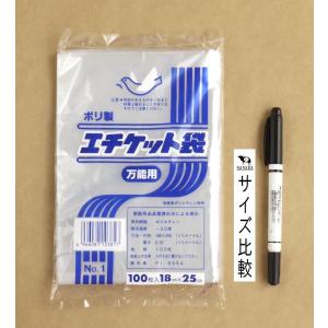 ポリ袋 ポリ製エチケット袋 万能用 NO.1 ...の詳細画像1