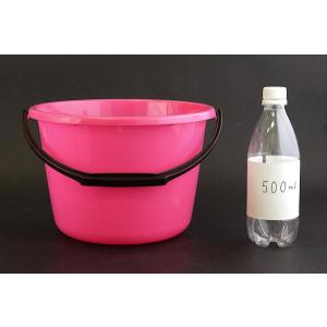 バケツ 6L ショッキングピンクの詳細画像1