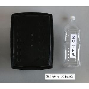 収納ケース フタ付 深型 ブラック 33.3×...の詳細画像1