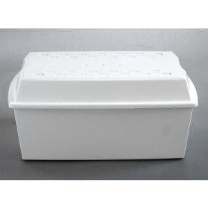 収納ケース フタ付 深型 ホワイト 33.3×...の詳細画像4