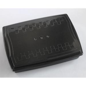 収納ケース フタ付 ブラック A4サイズ(34...の詳細画像4