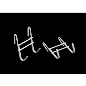 ワイヤーフック ダブルタイプ 2個入 (100円ショップ 100円均一 100均一 100均)