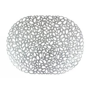 ランチョンマット PVC製 フラワー 楕円型 ...の詳細画像4