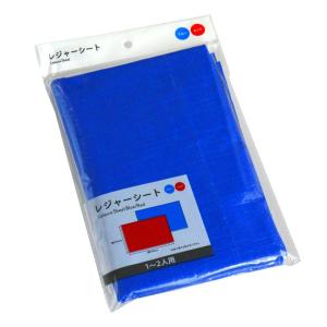 レジャーシート ブルー・レッド 60×90cm ［色指定不可］ (100円ショップ 100円均一 100均一 100均)