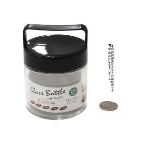 取っ手付ガラス瓶 容量200ml [色指定不可...の詳細画像2